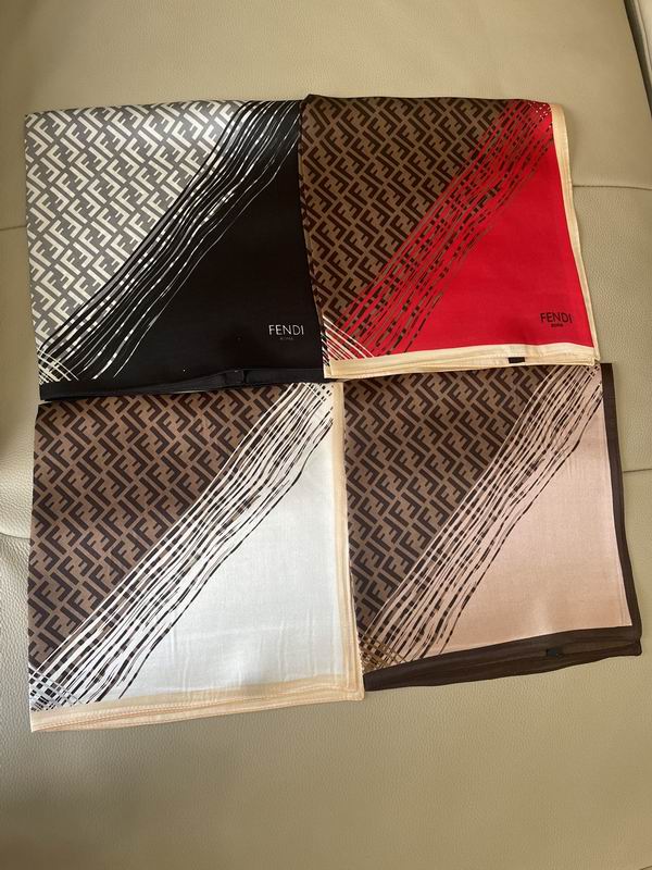 Fendi silk scarf 53X53cm E07 (4)